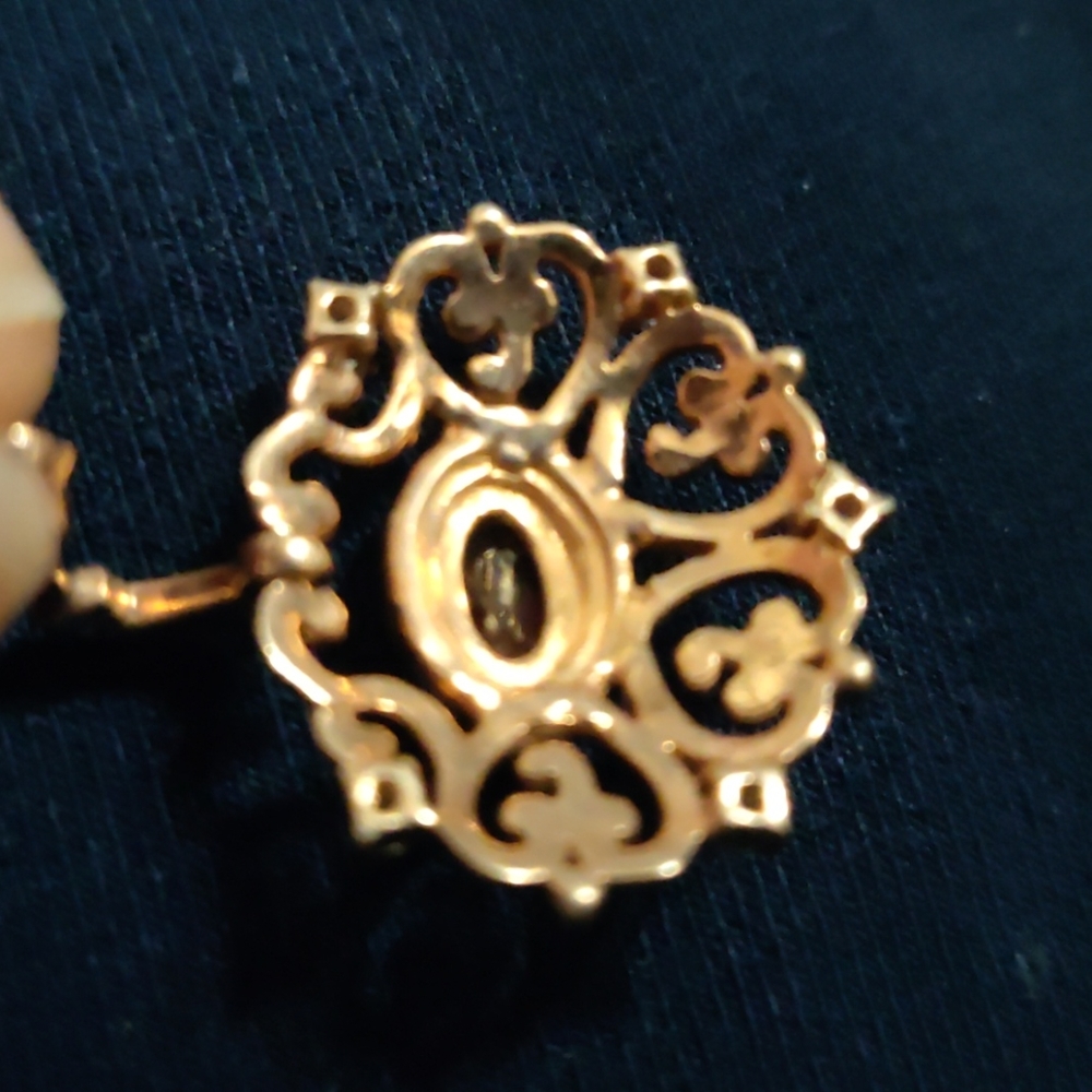 Rose Gold Ruby Earrings Sterling Silver - image 2